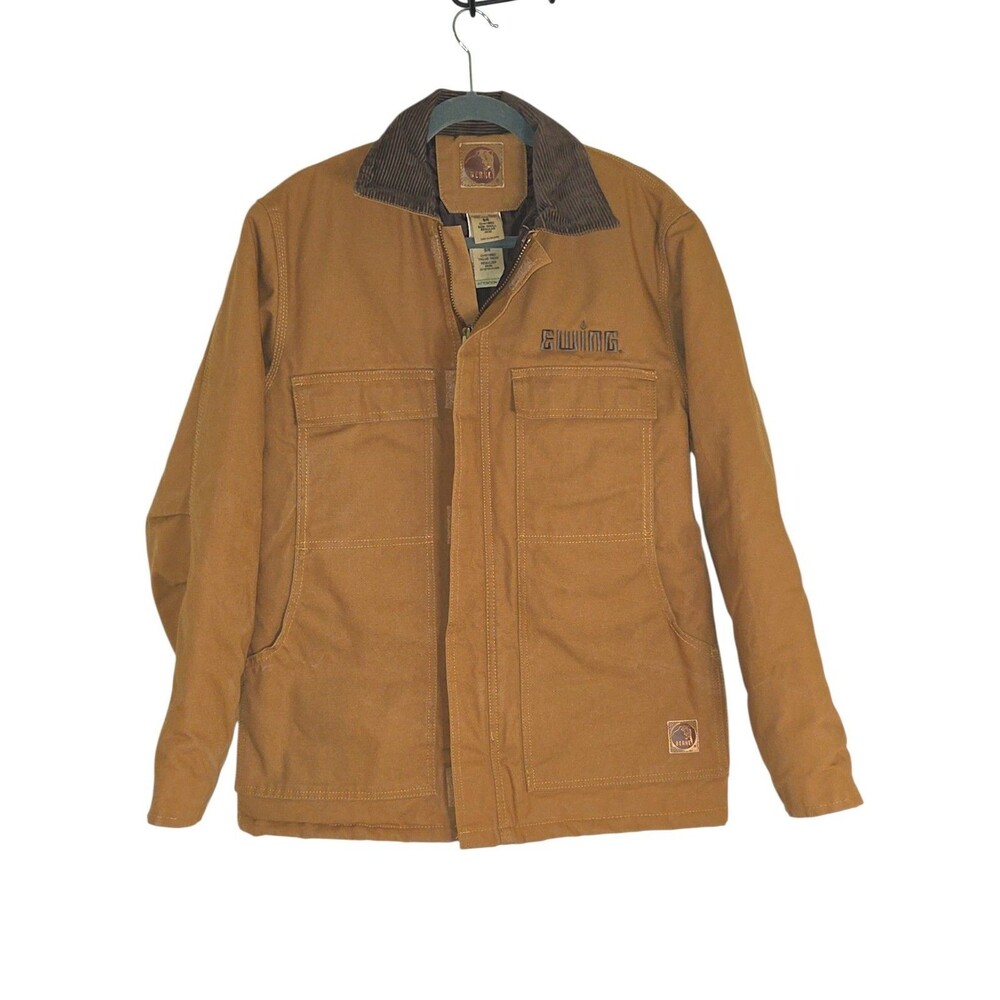 Men's Berne Heritage Chore Coat - Tan Size Small Reg Heavy Winter Work